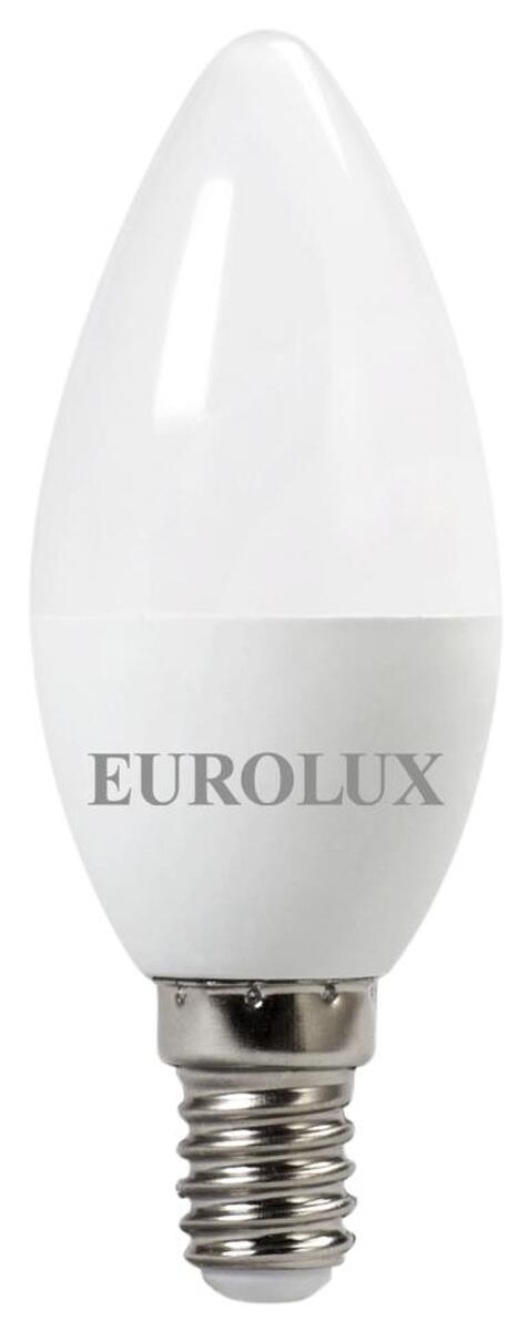 Лампа светодиодная EUROLUX LL-E-C37-5W-230-4K-E14 — Фото 1