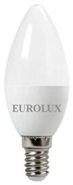 Лампа светодиодная EUROLUX LL-E-C37-6W-230-4K-E14