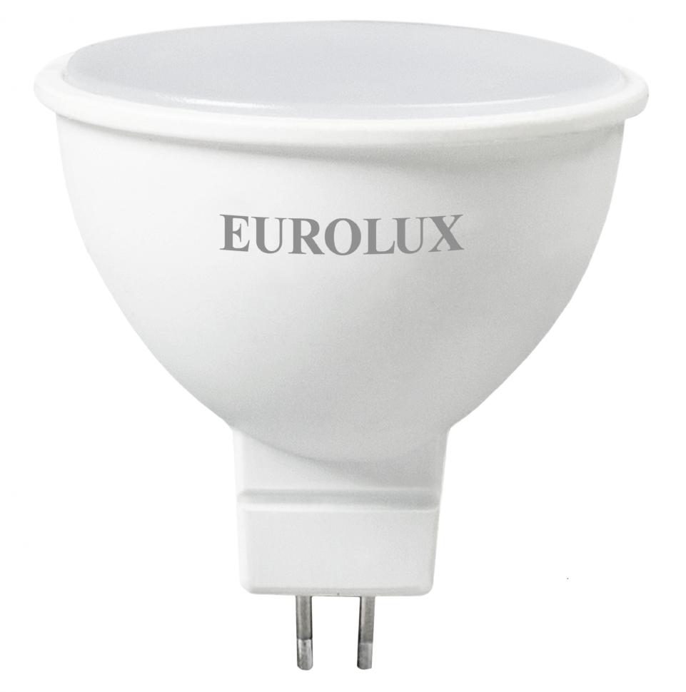 Лампа светодиодная EUROLUX LL-E-MR16-7W-230-2,7K-GU5.3 — Фото 1